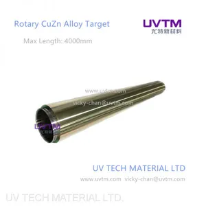 CuZn Target UVTM Copper Zinc Rotary Sputtering Target Factory High Purity With Competitive Price thumbnail-1