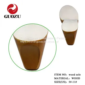 Solid Wood Sole Women Sandal Wood Sole thumbnail-4