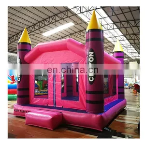 0.55mm PVC Commercial Inflatable Bounce House Kids Jumping Castle For Sale thumbnail-1