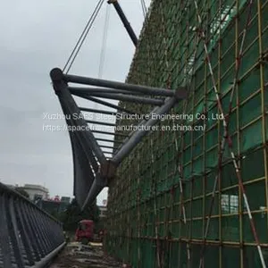 Chaohu Middle School Indoor Stadium Pipe Truss Project thumbnail-1