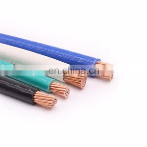 THHN THWN 8AWG 10AWG 12AWG Stranded Copper Electrical Wire 22 Awg Solid thumbnail-2