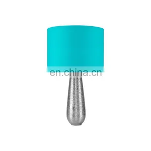 Italy Wedding Decoration Bedside Ceramic Base Novel Silver Desk Lamps for Hotel Home Decor thumbnail-1