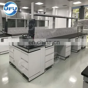 Lab Furniture Experiment Full Steel C Frame Island Work Bench thumbnail-1