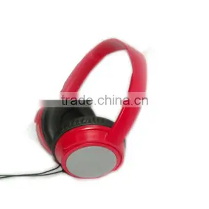 Colorful Red Hifi Stereo Headphones for Ps4,mp3 thumbnail-2