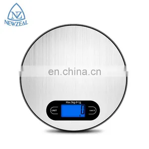 Multifunction Digital Slim 5 Kg Stainless Steel Weigh Food Kitchen Scale thumbnail-1