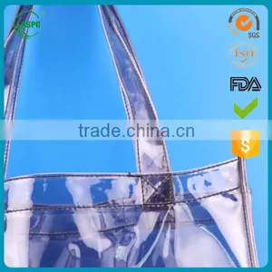 2016 Fashion Design PVC Waterproof Beach Bag With PP Handle Made in China and Best Price thumbnail-4