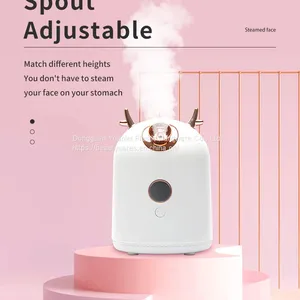 Hot Selling Wholesale 3 in 1 Mini Portable Home Facial Steamer Electric Nano Mister Ionic Beauty SPA Hot Face Steamer for Home thumbnail-4