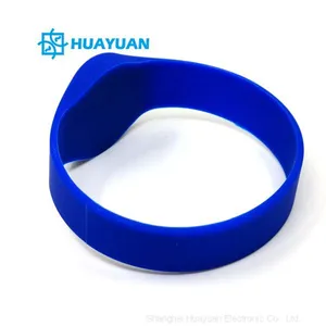 Contactless Silicone RFID NFC 13.56MHz NTAG215 Bracelet Chip Armband for Fitness Center thumbnail-1
