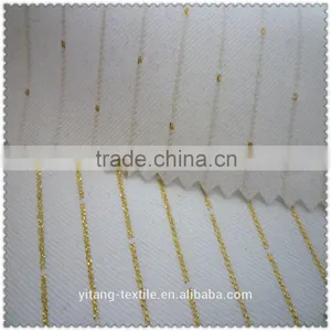 Metallic Jacquard Strips Fabric thumbnail-2