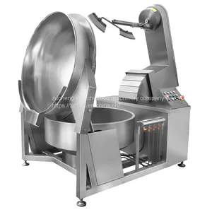 Automatic Industrial Cooking Pots With Mixer Sauce Curry Paste Planetary Cooking Mixer Machine Caramel Cooking Jacketed Kettle thumbnail-5