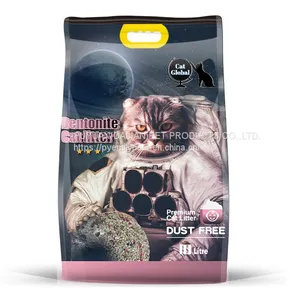 Ball Shaped Cat Litter Sell Bentonite Pet Litter China Whlosale Strong Clumping Cat Litter thumbnail-1