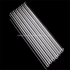 Custom Size Clear Quartz Glass Tube Fused Quartz Tube thumbnail-4