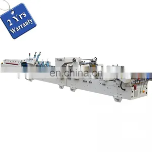 UFG600AG Automatic Pre-fold Crash Lock Bottom Folder Gluer, Fried Chicken Packaging Box Folding Gluing Machine thumbnail-1
