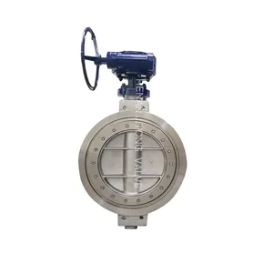 Manufacturer Wholesale Wafer Butterfly Valve Manual Stainless Steel Hard Seal Butterfly Valve thumbnail-1