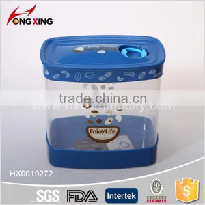 Plastic Seal Box, Rectangle Plastic Seal Canister With Lids thumbnail-1