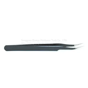 Curved Tip ST-17, ESD-17, Grafted Eyelashes, Bird's Nest Hair Picking Bell, Stainless Steel Anti-static Tweezers thumbnail-3