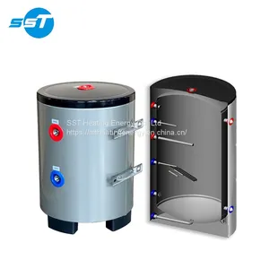 25L 30L 50L 60L 80L 120L Subsidie Warmtepomp Belgie Hot Water Boiler R290 R744 Lucht-waterwarmtepompen House Buffer Water Heater Tank thumbnail-2