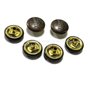 HLD Button Factory Wholesale Plating Spring Snap Button for Garment thumbnail-2