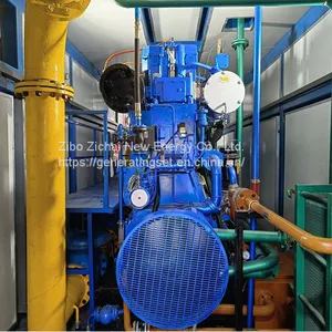 AC Three Phase Gas Power Plant Generating Electricity Generator Set for Sale thumbnail-2