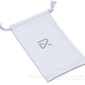 MICROFIBER POUCH - MICROFIBER DRAWSTRING BAG FOR EYEGLASSES AND SUNGLASSES thumbnail-3
