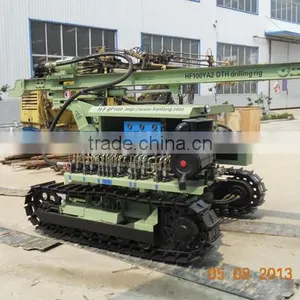 HF100YA2 Bore Hole Drilling Rig, Small Crawler Type DTH Drill Rig for Sale thumbnail-3