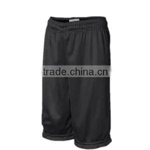 100% Polyester Wholesale Black Mesh Sports Shorts thumbnail-1