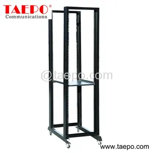 4 Post 42U 19 Inch Server Open Frame Rack From China Manufacturer TAEPO thumbnail-1