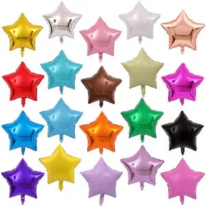 Manufacture 5/10/18/24 Inch Star Helium Balloons Colorful Star Shape Foil Balloon Globos for Party Decoration thumbnail-2