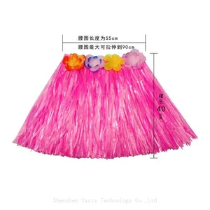 Adult 80cm Grass Skirts - Double Layers for Hawaiian Luau Dance Performance thumbnail-3