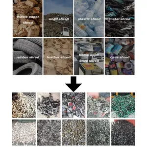 Double Shaft Shredder Recycling Industrial Waste Plastic Film Hard Plastic Shredder thumbnail-2