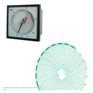 Shanghai Dahua Medium Circular Chart Recorder Xwfj - 301, Medium Circular Chart Recording Paper, Linear 5728 - 1, 0 - 1200 thumbnail-2