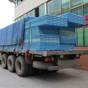 High Quality Weathering Gel-Coated Roof Sheet Anti-Aged Gelcoat Glass Fiber Roof Sheet for Shed thumbnail-5
