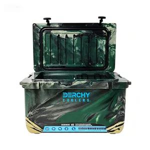 45qt Big Cooler Box Sea-Fishing Cooler Insulated Box Rotomolded Ice Chest Coolers Box thumbnail-3