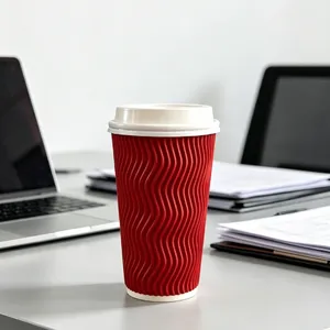 Hot Drink Corrugated Cup thumbnail-5