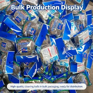 Cast Iron Skillet Special Wire Ball Eliminates Stubborn Burnt Food Residues thumbnail-2