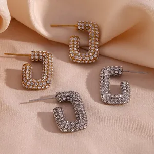 Bulk Stainless Steel Earrings for Jewelry Brands Custom Logo Engraving Available thumbnail-4
