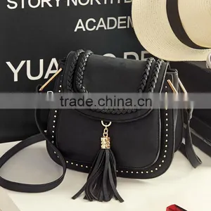 Women Bolsa Feminina Tassel Shoulder Bags Tote Faux Suede Messenger Hobo HandBag Tassel Shoulder Bag thumbnail-2
