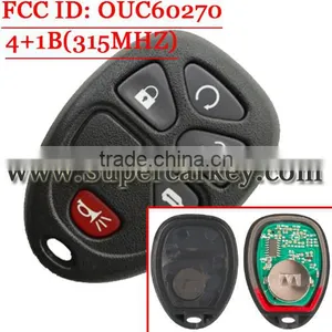 Best Quality 4+1 Button Remote Fob Key For Chevy And GM (FCC: OUC60270)#9 thumbnail-1
