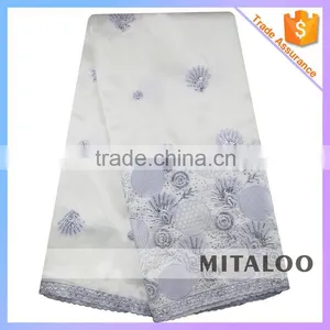 Mitaloo MGP1008 Hotselling Yellow Lace African New George Lace Nigeria Silk Lace thumbnail-3