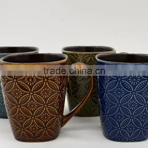 Stoneware Mugs Embossed thumbnail-1