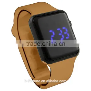 LP1427 Brown Smart Silicone Strap Digital Movement LED Watch thumbnail-4