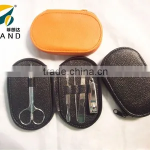YangJiang Factory Supply Low Price Portable 6pcs Stainless Steel Manicure Set thumbnail-1