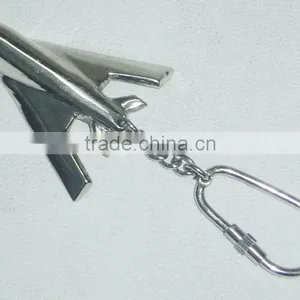 Cast Brass Aeroplane Key Chains thumbnail-1