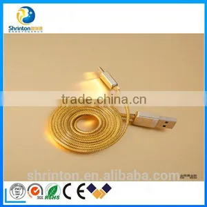 REMAX Gold Two-Sided 2.1A 1.0M USB Data Cable Charger Transmission For Micro thumbnail-4