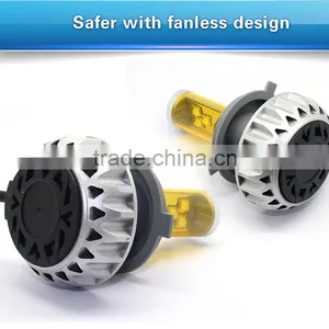 High Quality CE RoHS ISO9001 3S Car Led Light Lamp 9006 Ip65 All in One Fanless Design thumbnail-4