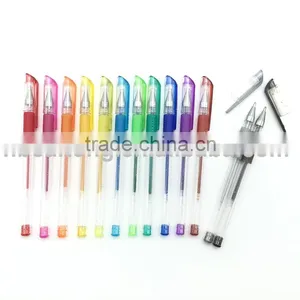 Coloring Pens, Glitter Color Gel Pen, Multicolor Gel Pen With Comfortable Grip thumbnail-3