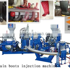 PVC Rain Boots Inection Machine (two Color)  Menwoman Boots Machine thumbnail-1
