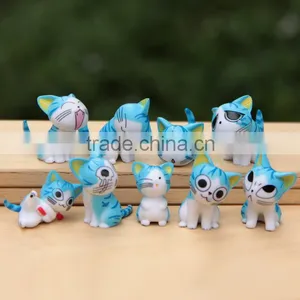 Blue Cat Doll Doll Cat Furnishing Articles Wholesale Anime Gifts PVC Figure A Set of Nine thumbnail-1