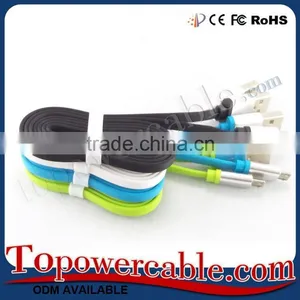 Factory Supply Oem Flat Noodle Design Usb Power Cable Low Price in China thumbnail-5