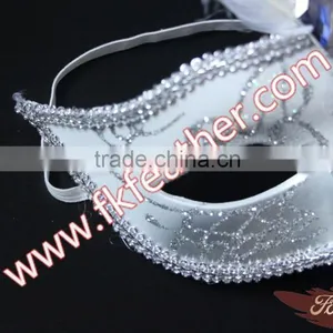 Wholesale Party Mask Masquerade Mask Goose Feather Mask For Carnival thumbnail-2